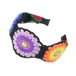 Gehäkeltes Bohemia Stirnband Für Kpop Party Dekorationen Für Musikfestivals Fotokabinen Requisiten Für Mädchen Fotografie Blumen Haarbänder Für Mädchen von LIUASMUE