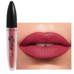 Mattflüssiger Lippenstift Pigmentierter Langlebiger Lipgloss Wasserfestes Lippen Make Up Geschenk Für Mädchen Und Frauen Lippenstift Für Den Täglichen Gebrauch von LIUASMUE