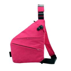 Wander Plus Diebstahltasche, Reisetasche, persönliche Flex-Körpertasche, Cross-Tasche, Reisetasche, schlanke Tasche, rot (2), Free Size von LIUZHIPENG