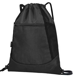 LIVACASA 5,5 l Kordelzugbeutel, wasserdicht, aus Oxford, Yogatasche, Kordelzug, kleiner Rucksack mit Kordelzug, für Fitnessstudio, Schule, Schwimmen, Pool, Strand, Camping, Reise von LIVACASA