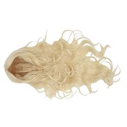 Perücke mit Langem Lockigem Haar, Hochdichte, Große Wellenperücke, Verstellbar, Verschleißfest, Sicher für die Tägliche Dekoration von LJCM