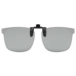 LJCZKA Polarisierte Sonnenbrille Clip Herren Damen, Sonnenbrille mit Clip für Brillenträger Polarisiert Clip auf Sonnenbrillen UV-Schutz von LJCZKA