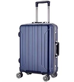 LJKSHNCX Handgepäck-Koffer, Gepäck, Trolley-Koffer aus Aluminiumlegierung, Dicke Streifen-Koffer, tragbar, langlebig, Handgepäck-Koffer, Handgepäck von LJKSHNCX
