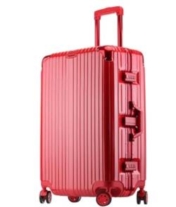 LJKSHNCX Handgepäck-Koffer, wasserdichtes Gepäck, Trolley-Koffer mit großem Fassungsvermögen, Aluminium-Universalrad-Handgepäck, Handgepäck von LJKSHNCX