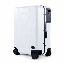 LJKSHNCX Intelligenter, motorisierter, fahrbarer Handgepäckkoffer/Gepäck, tragbarer, bemannter, fahrbarer Koffer, mit Ladeanschluss, Schloss, geeignet für Erwachsene von LJKSHNCX