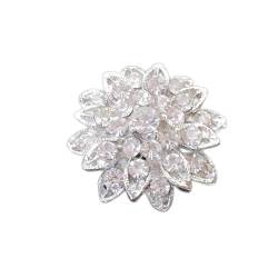 Kleine Brosche glänzend schöne Kristallblume Strass Brosche Blumenstrauß Hochzeit Frauen Brosche für Hochzeit Party von LJQZFWXX