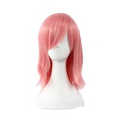 Haruno Sakura Short Pink Styled Hitzebeständiges Kunsthaar Cosplay Perücke + Perückenkappe von LJYNB