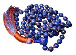LKBEADS Natural blue lapis lazuli 10mm 108 Mala Beads, Spiritual, Meditation Beads, Reiki, Japa Mala, Buddhist Prayer Beads, Yoga Bracelet, healing beads von LKBEADS