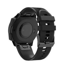 LKDJNC 22 x 26 mm Smartwatch-Armbänder für Garmin Fenix 7 7X 6 6X Pro 5X 5 Plus 3 HR 935 Epix Schnellverschluss-Armband aus Silikon, 26mm Fenix 6X 6XPro, Achat von LKDJNC