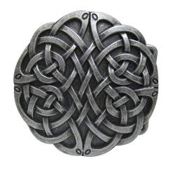 LKMY Gürtelschnalle mit keltischem Kreuz, keltischer Knoten, für Herren und Damen Gr. onesize, C von LKMY