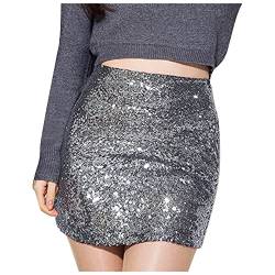 Damen Miniskirt Wildlederoptik High Waist Röcke Leder Minirock Party Hüftbetont Stretch Skater Kostüm Knielang Kurzer Lack Und Leder Goth Raver Winterrock von LKRSEEF