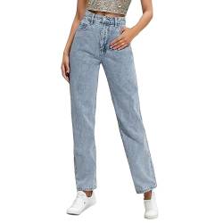 LKRSEEF Damen Trousers Y2k Winter Jeanshosen Stretch Jeans Cargo Vintage Elegant Hüfthose 2000s Clothes Push Up Weites Bein Aesthetic Mom Women Cargohosen von LKRSEEF