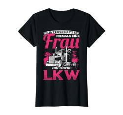 Kraftfahrerin LKW-Fahrerin Spruch Truckerin Geschenkidee T-Shirt von LKW-Fahrerin und Truckerin Geschenk