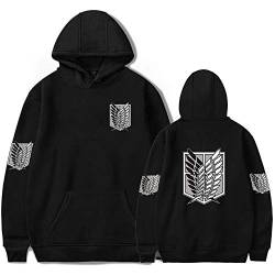 LKY STAR Anime Attack On Titan Hoodie Unisex Scouting Legion Flügel der Freiheit Badge von LKY STAR