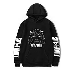 LKY STAR Anime Spy x Family Merch Unisex Sweatshirt Anya Loid Yor Forger Cosplay Hoody Kapuzenpullover für Herren Damen von LKY STAR