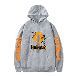 LKY STAR Haikyuu Merch Sweatshirt für Jungen Mädchen Anime Karasuno Hoodie Herren Damen Cosplay Kapuzenpullover XXS-4XL von LKY STAR