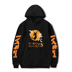 LKY STAR Haikyuu Merch Sweatshirt für Jungen Mädchen Anime Karasuno Hoodie Herren Damen Cosplay Kapuzenpullover XXS-4XL von LKY STAR