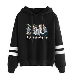 LKY STAR My Hero Academia Merch Anime Hoodies für Jungen Mädchen MHA Sweatshirt Izuku Midoriya Cosplay Kapuzenpullover XXS-4XL von LKY STAR