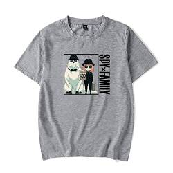 Spy x Family Merch T-Shirt für Jungen Mädchen Anime Tops Herren Damen Cosplay Kurzarm Tee XXS-4XL von LKY STAR