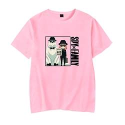 Spy x Family Merch T-Shirt für Jungen Mädchen Anime Tops Herren Damen Cosplay Kurzarm Tee XXS-4XL von LKY STAR