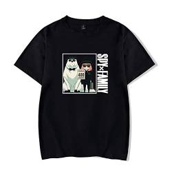 Spy x Family Merch T-Shirt für Jungen Mädchen Anime Tops Herren Damen Cosplay Kurzarm Tee XXS-4XL von LKY STAR