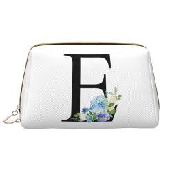 Kosmetiktasche personalisiert Initial - Initial Kulturtasche für Damen - Alphabet Kosmetiktasche - Braut Brautjungfer Frauen Geburtstag Weihnachten Schminke Beauty Make-Up Geschenk von LLLGSH