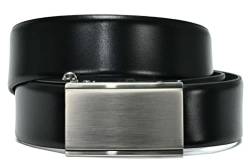 LLOYD-Automatic-Leder-Gürtel 35mm, Kantenfinish, kürzbar, bombiert (Black, 120) von LLOYD Men´s Belts