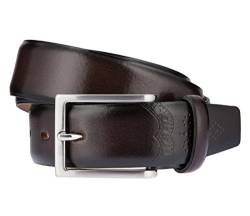 LLOYD-Herren-Leder-Gürtel 35 mm, dkl.-braun, BW 100 von LLOYD Men´s Belts