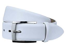 LLOYD-Herren-Ledergürtel 35 mm Dorn-Schließe 20-Weiss BW-110 von LLOYD Men´s Belts