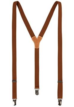 LLOYD Hosenträger Herrenhosenträger Braun/Cognac 8722, Farbe:Braun, Länge Hosenträger:120 cm von LLOYD Men´s Belts