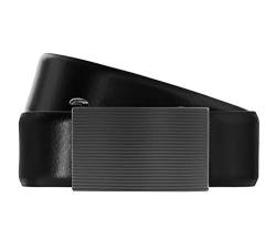 LLOYD Men's Belts Gürtel Herrengürtel Ledergürtel Schwarz 7854, Länge:100, Farbe:Schwarz von LLOYD Men´s Belts
