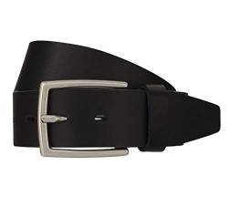 LLOYD Men's Belts Gürtel Herrengürtel Ledergürtel Vollrindleder Schwarz 7773, Länge:95, Farbe:Schwarz von LLOYD Men´s Belts