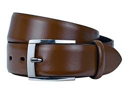 LLOYD Men´s Belts -Herren-Ledergürtel 35 mm Dorn-Schließe 05-Cognac BW-110 von LLOYD Men´s Belts