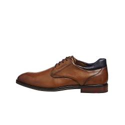 LLOYD Herren Schnürhalbschuhe MOLTO, Männer Businessschuhe,Derby,lose Einlage,Business-Schuh,anzugschuh,büro,maennlich,Men's,Cognac,40.5 EU / 7 UK von LLOYD