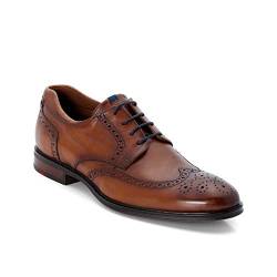 LLOYD Herren Schnürhalbschuhe Marian, Männer Businessschuhe,Derby,lose Einlage,Normalweit,Anzugschuhe,schnürung,Office,büro,Cognac,46 EU / 11 UK von LLOYD