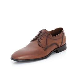 LLOYD Herren Schnürhalbschuhe Osmond, Männer Businessschuhe,Derby,Normalweit,Anzugschuhe,schnürung,Office,büro,Freizeit,Cognac,41 EU / 7.5 UK von LLOYD