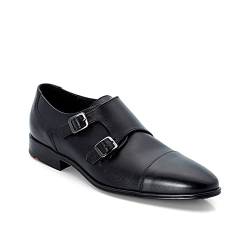 LLOYD Herren Slipper Mailand, Männer Businessschuhe,lose Einlage,Mokassins,Halbschuhe,Schlupfschuhe,schluepfschuhe,SCHWARZ,46.5 EU / 11.5 UK von LLOYD