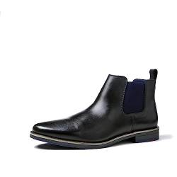 LLOYD Herren Stiefeletten Lawrence, Männer Chelsea Boots,Normalweit,halbstiefel,Kurzstiefel,uebergangsschuhe, SCHWARZ, 43 EU / 9 UK von LLOYD