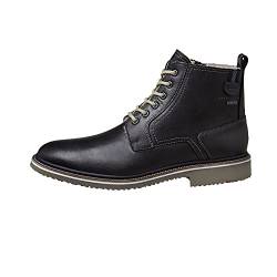 LLOYD Herren Stiefeletten VIDAL, Männer Schnürstiefeletten,Normalweit,uebergangsstiefel,freizeit,casual,schnürboots,warm,man,SCHWARZ,43 EU / 9 UK von LLOYD