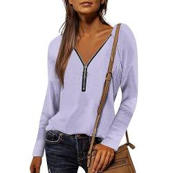 Business Outfit Damen Tshirt Damen Oversized Tshirt Damen Shirt Damen Elegant Shirts Shirt Ohne Ärmel Damen Blusen Damen Elegant Festlich Bluse Große Größen Damen Herbst Pullover Damen von LLonGao