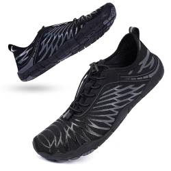 LMIX Barfußschuhe Damen Herren Barfussschuhe Outdoor Traillaufschuhe Atmungsaktiv Wasserschuhe Schnell Trocknend Badeschuhe rutschfest Fitnessschuhe Strandschuhe von LMIX