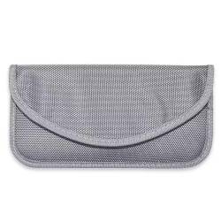 Faraday Bag Faraday-Taschen, Faraday-Schlüsselanhänger-Schutz für Laptops, Telefone, Tablets und Autoschlüssel, Faraday-Tasche für Diebstahlschutz und Tracking, ( Color : Gray , Size : 20cmx10cm ) von LMLXYZ