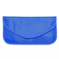 LMLXYZ Faraday Bag Faraday-Tasche in Militärqualität, für EMP-Schutz und EMF-Schutz – RFID-blockierender EMF-Schutz aus Stoff, WiFi-Störsender (Color : Blue, Size : 20cmx10cm) von LMLXYZ