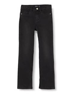 LMTD Mädchen NLFTONSONS DNM Straight Slit Pant Jeans, Black Denim, 134 von LMTD