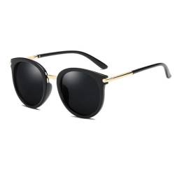 LNTICB® Polarisierte Sonnenbrille für Damen Herren UV400 Schutz Modische Klassische Groß Runde Rahmen Frauen Sonnenbrillen für Fahren Reisen von LNTICB