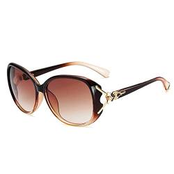 LNTICB® Sonnenbrille Damen Polarisierte Frauen Sonnenbrillen Groß Rahmen Brille UV400 Schutz Klassisch Trendige von LNTICB