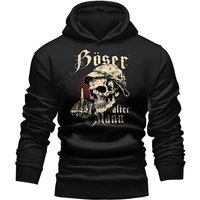 LOBO NEGRO® Kapuzensweatshirt Hoodie für den etwas älteren Nörgler: Böser Alter Mann von LOBO NEGRO