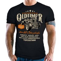 LOBO NEGRO® T-Shirt als Geschenk für Männer zum Geburtstag - Oldtimer über 60 Topzustand von LOBO NEGRO