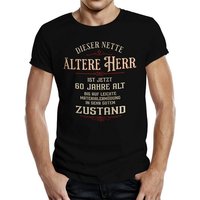 LOBO NEGRO® T-Shirt als Geschenk zum 60. - Netter älterer Herr in gutem Zustand von LOBO NEGRO