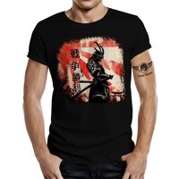 LOBO NEGRO® T-Shirt für Japan Samurai Tokio Kampfsport Fans - Samurai li von LOBO NEGRO